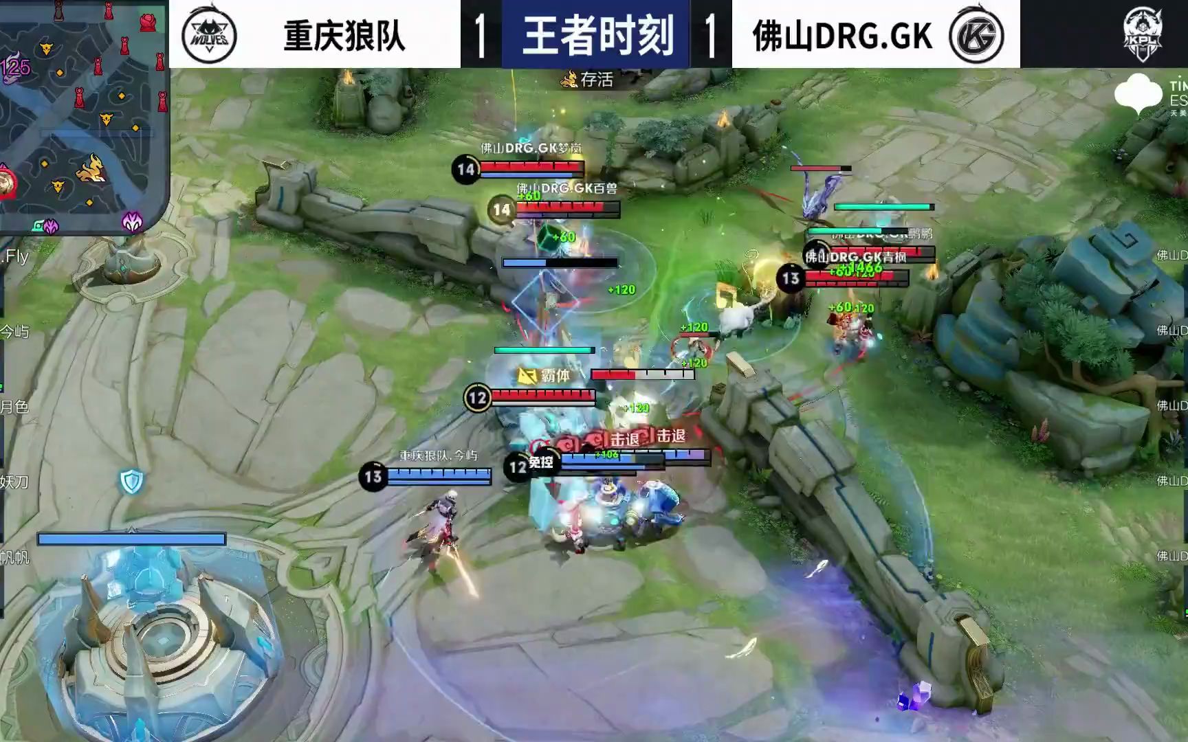在比赛中的